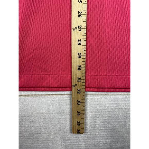 Nike Golf Shirt Mens XL Pink Short Sleeve Dri Fit Vented Stretch Polo Collared - Picture 6 of 9